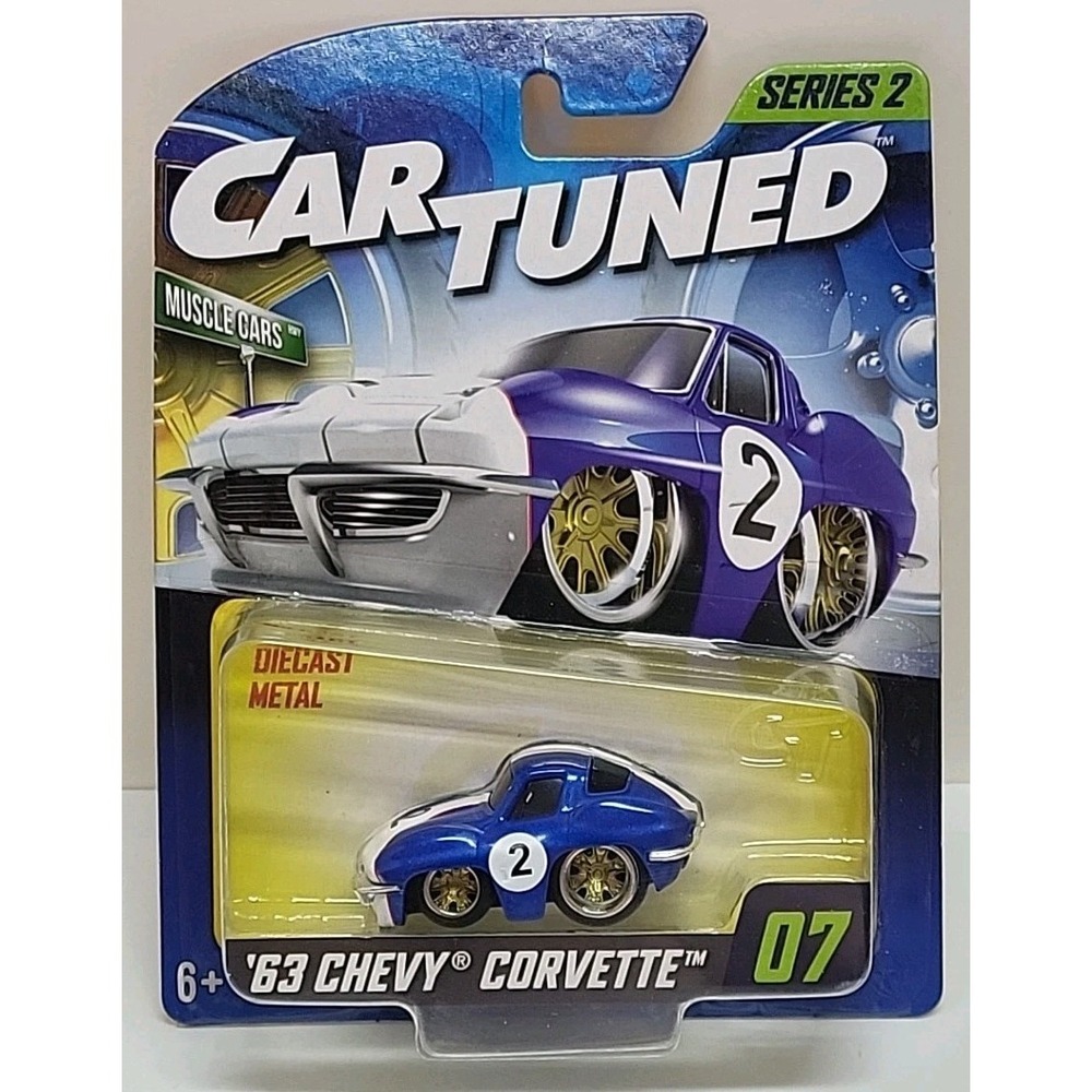 2024 CAR TUNED - SERIES 2 - '63 CHEVY CORVETTE - 07 Die-Cast Toy Collectible